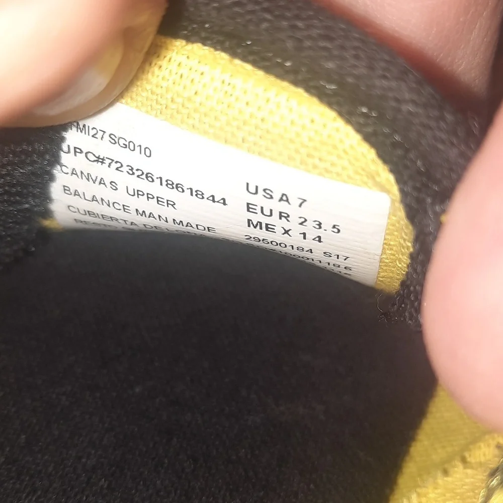 New Minion shoes size 7 slide ons
